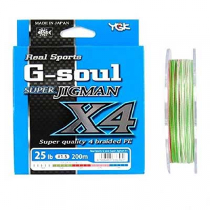 Плетеный шнур YGK G-Soul Super Jigman X4 #4 (300м)